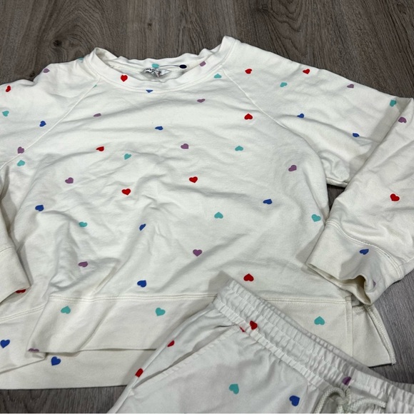 WILDFOX heart sweater shorts set X17 - Picture 4 of 6